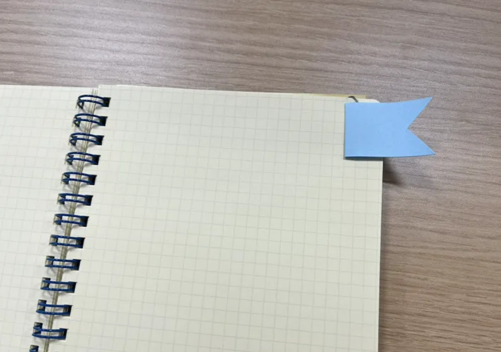 インデックス風のクリップの写真（撮影：grape編集部）