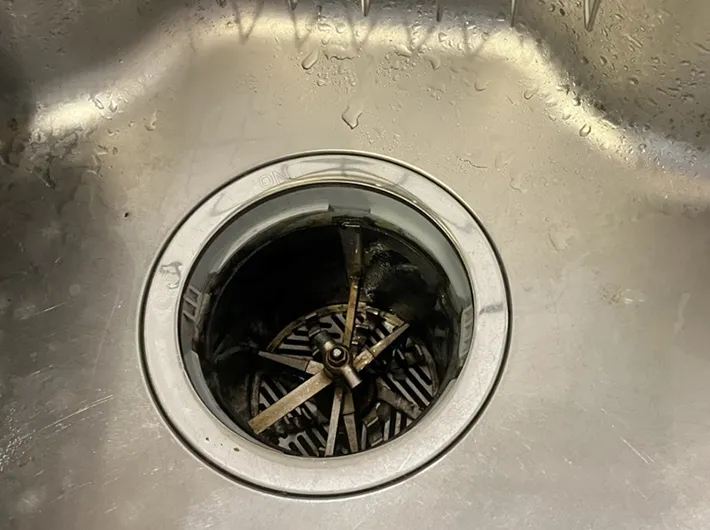 排水口掃除の写真（撮影：grapeライフハック編集部）