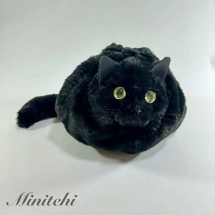 minitehiさんの作品『黒猫さん巾着バッグ』の写真