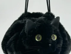 minitehiさんの作品『黒猫さん巾着バッグ』の写真