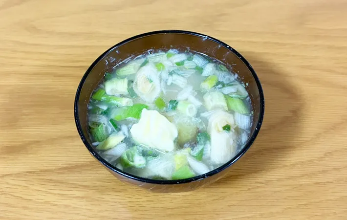 インスタントみそ汁のアレンジレシピ（撮影：grape編集部）