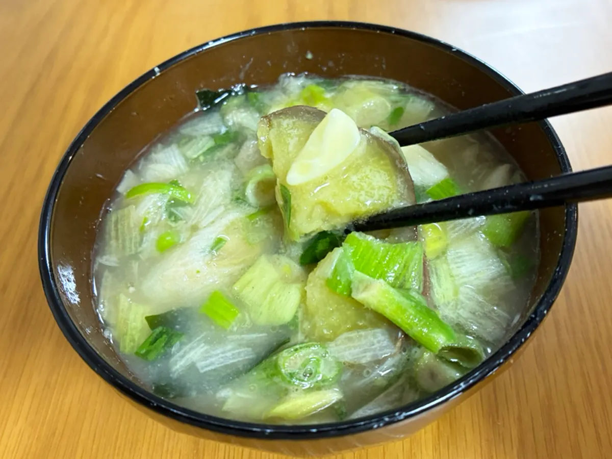 インスタントみそ汁のアレンジレシピ（撮影：grape編集部）