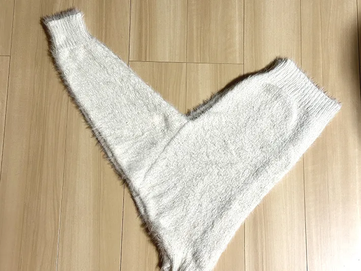 ニットの画像（撮影：grape編集部）