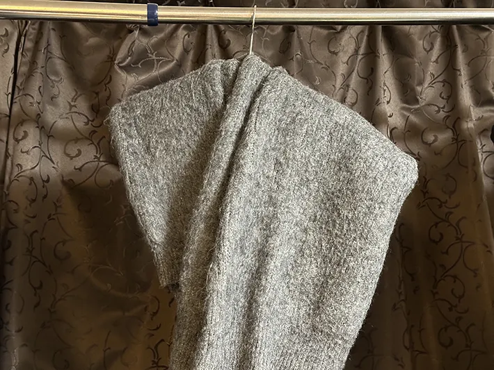 ニットの画像（撮影：grape編集部）