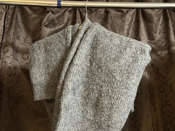 ニットの画像（撮影：grape編集部）