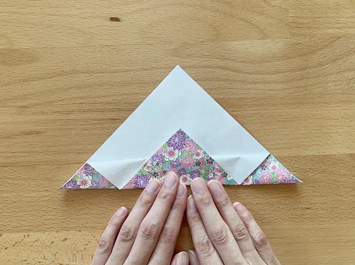 ポチ袋作りの手順写真（撮影：grapeライフハック編集部）