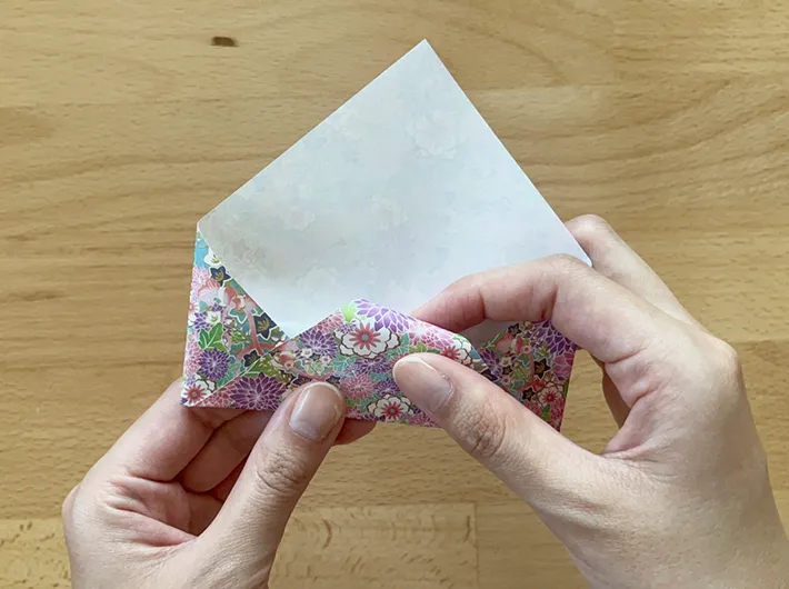 ポチ袋作りの手順写真（撮影：grapeライフハック編集部）
