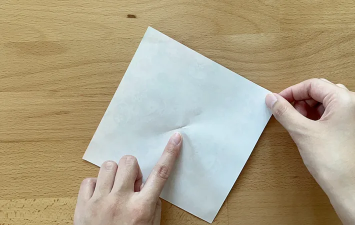 ポチ袋作りの手順写真（撮影：grapeライフハック編集部）