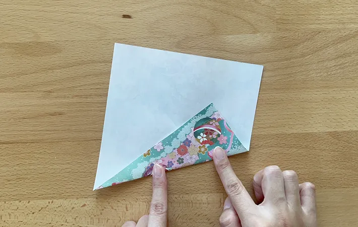 ポチ袋作りの手順写真（撮影：grapeライフハック編集部）