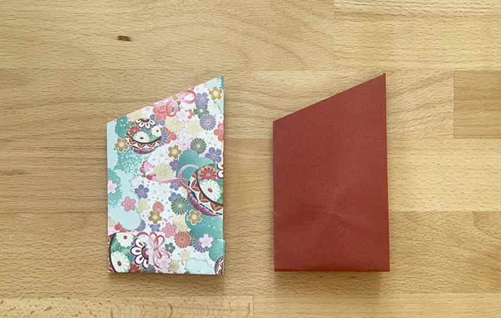 ポチ袋作りの手順写真（撮影：grapeライフハック編集部）