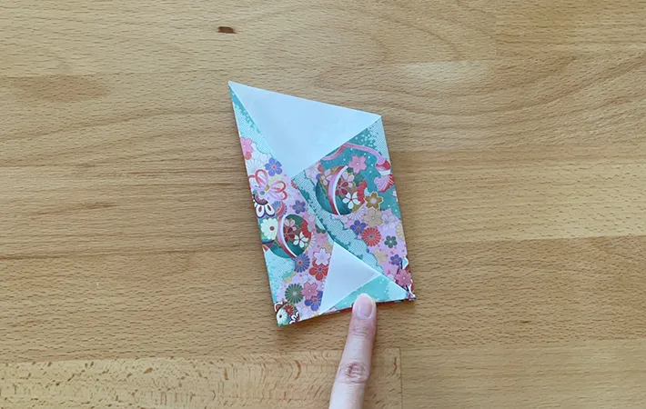 ポチ袋作りの手順写真（撮影：grapeライフハック編集部）