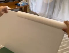 トイレの冷気対策DIYの手順画像