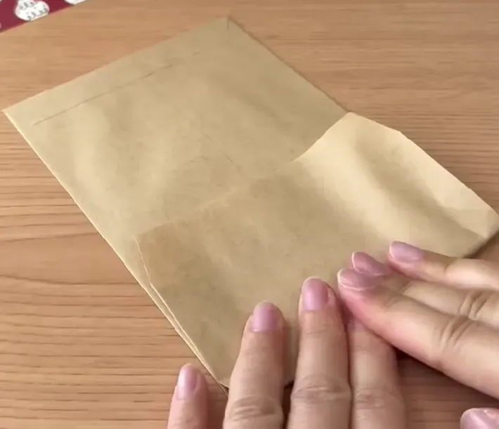 茶封筒を折る