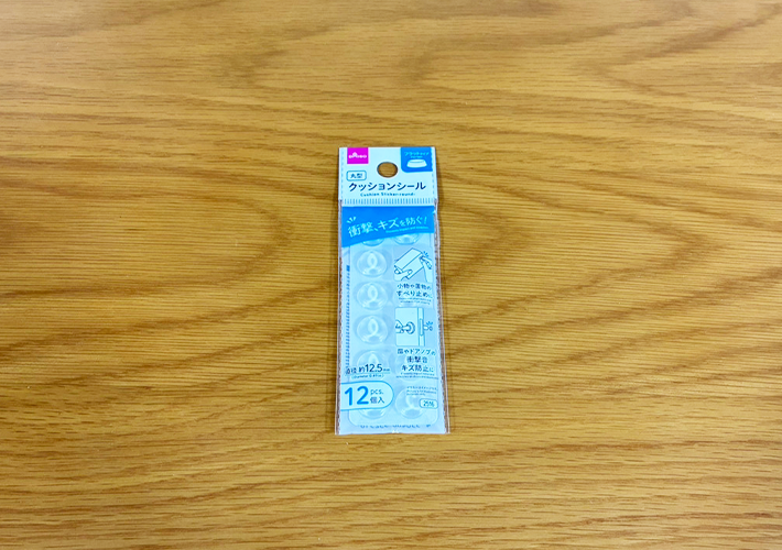 クッションシールの活用法（撮影：grapeライフハック編集部）