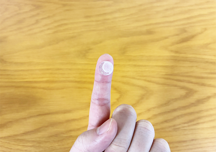 クッションシールの活用法（撮影：grapeライフハック編集部）