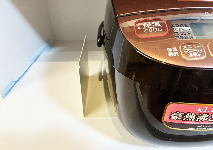 ブックエンドの活用術（撮影：grapeライフハック編集部）