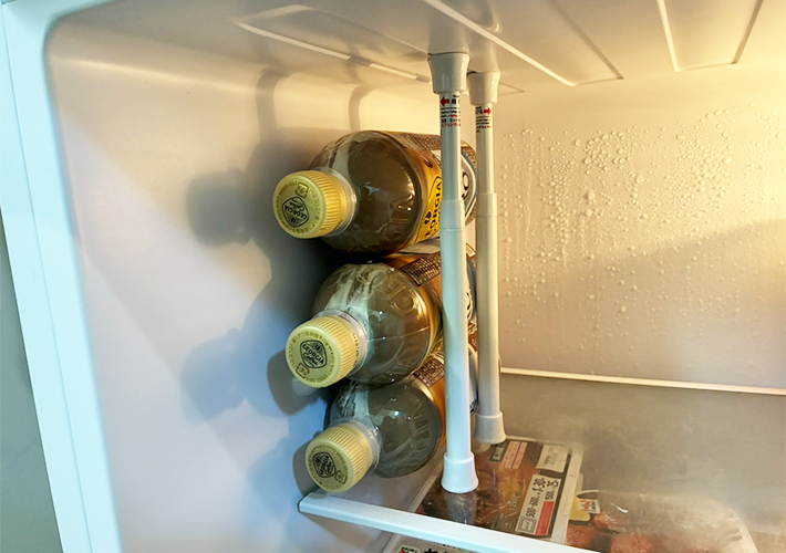 つっぱり棒の活用法（撮影：grapeライフハック編集部）