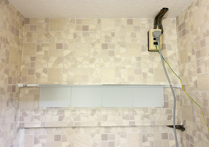 つっぱり棒の活用法（撮影：grapeライフハック編集部）