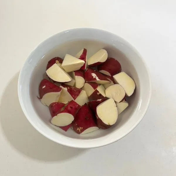 水にさらしたサツマイモの写真（撮影：grape編集部）