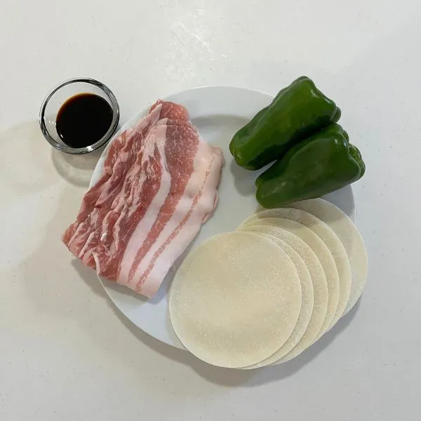 青椒肉絲風アレンジのアレンジ材料の写真（撮影：grape編集部）