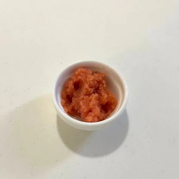 皮から取り出した明太子の写真（撮影：grape編集部）