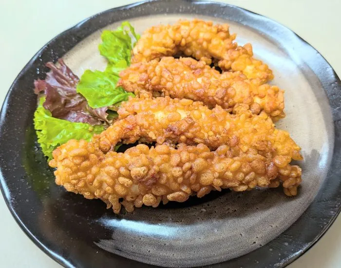 完成した天かすのザクザクチキンの写真（撮影：grape編集部）