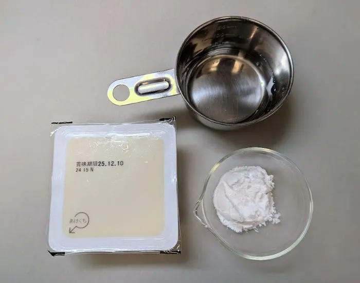 天ぷらの衣の材料の写真（撮影：grape編集部）