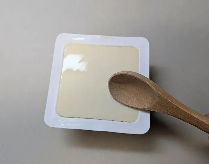 温まった豆腐の写真（撮影：grape編集部）