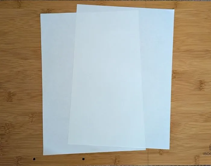 2枚のA4コピー用紙の写真（撮影：grape編集部）