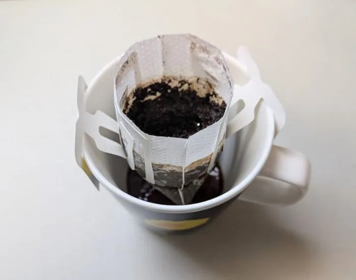 通常通りの入れ方のコーヒーの写真（撮影：grape編集部）