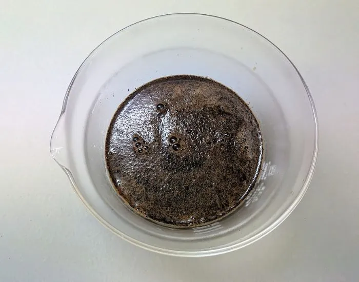 お湯を注いでかきまぜた写真（撮影：grape編集部）