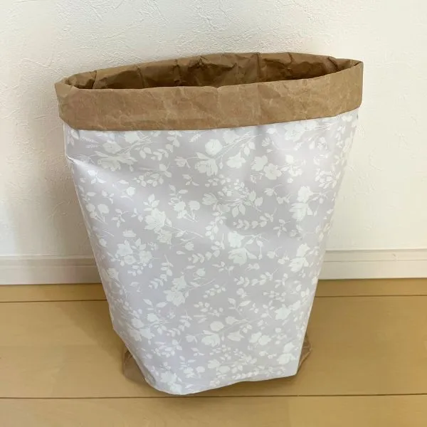 リメイクシートを貼った米袋（撮影：grape編集部）