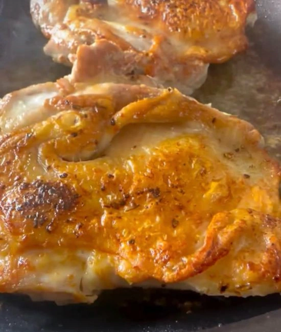 完成したパリパリチキン