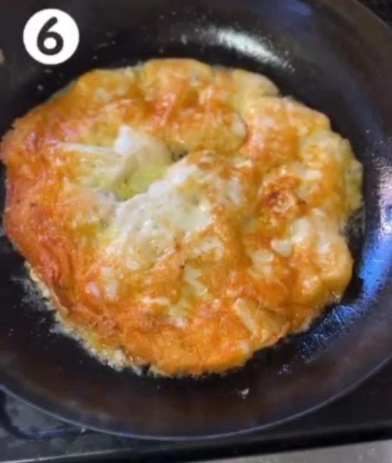 ひっくり返したチーズ鶏