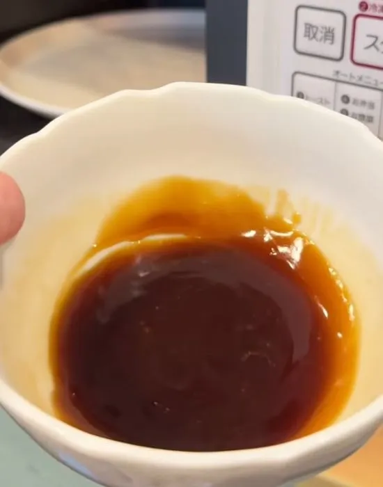 とろみのついたたれ