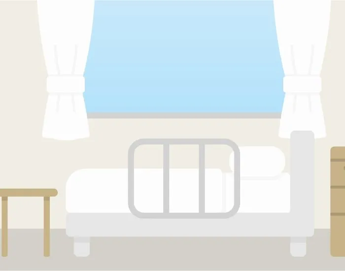 ベッドのイラスト