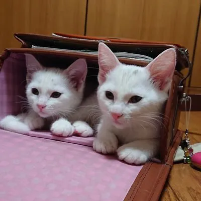 ぽむりんとぽわたんの写真