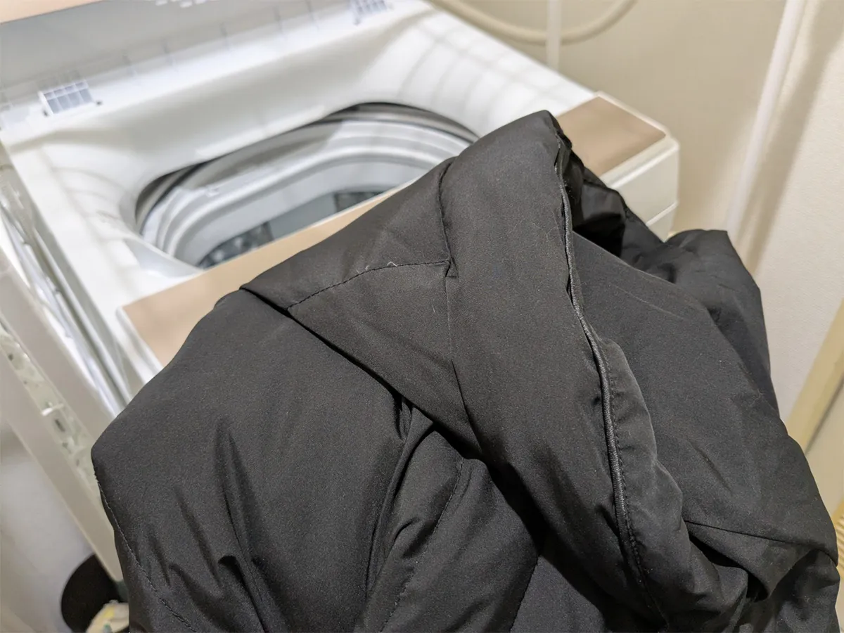 ダウンジャケットの写真(撮影:grapeライフハック編集部)