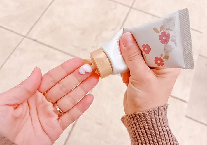 ハンドクリームの写真（撮影：キジカク）