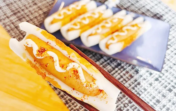 『ちくわドッグ』の完成写真（撮影：キジカク）