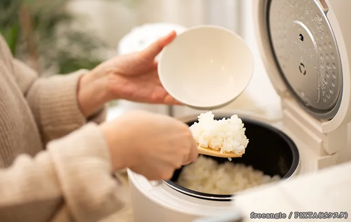 炊飯器の写真