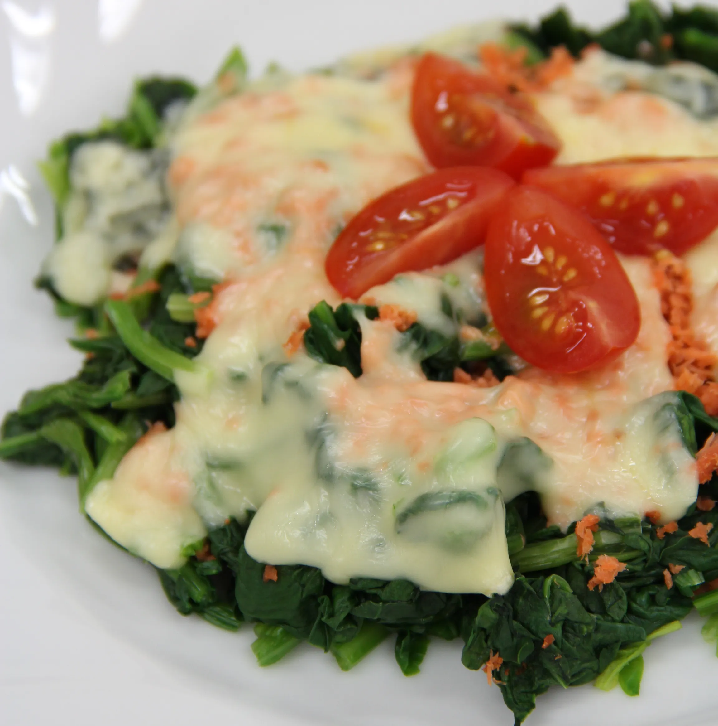 『とろ～りチーズほうれん草』の写真