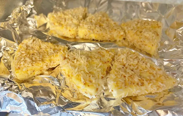 『オーブンフライ』を作る写真（撮影：エニママ）