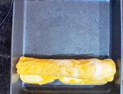 『オクラ入り玉子焼き』の作り方の画像（撮影：エニママ）