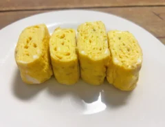 『柚子胡椒入り玉子焼き』の完成写真(撮影:エニママ)