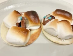 『餃子の皮のスイーツ』の完成写真(撮影:エニママ)