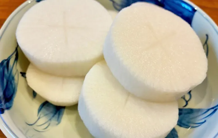 『おでんの味しみ大根』を作る写真（撮影：エニママ）