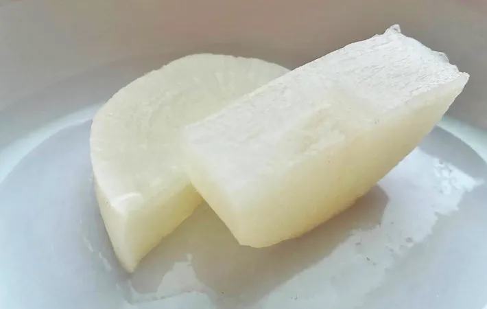 『おでんの味しみ大根』の完成写真（撮影：エニママ）