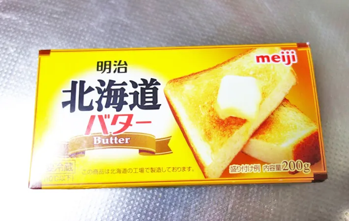 明治北海道バターの写真（撮影：エニママ）