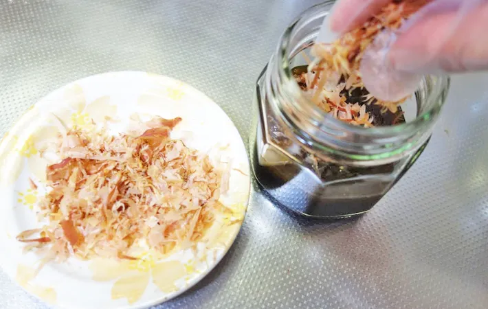 『みかんポン酢』を作る写真（撮影：エニママ）